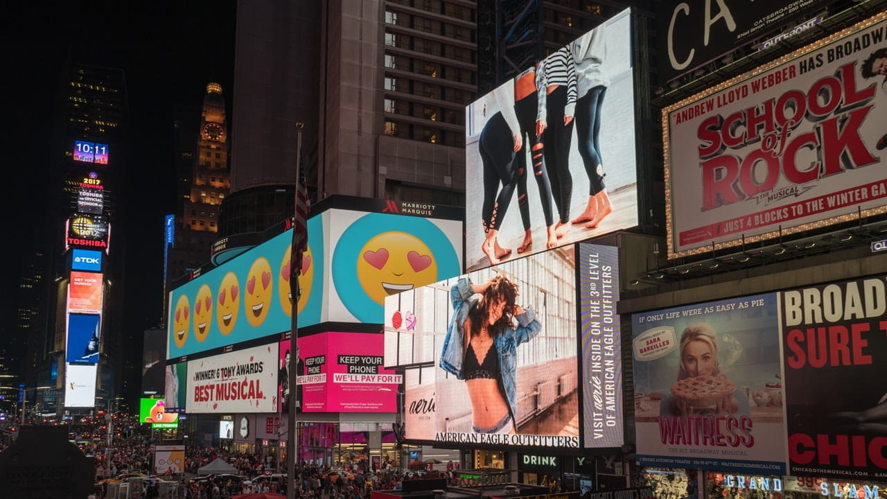 Advertising screens