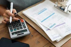 Calculator and documents