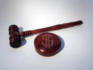 A hammer and gavel