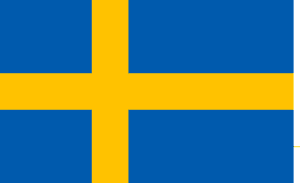 The Swedish flag