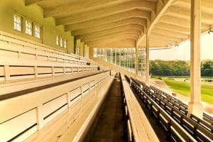 Horse racing stand