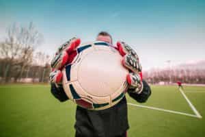 player holding ball