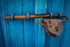 closed door picture