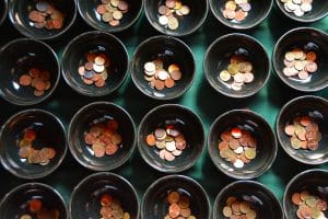 money in bowl