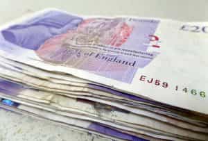 pile of money