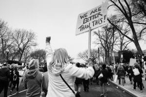 people protest