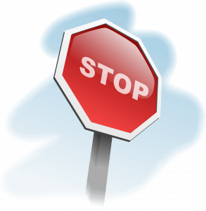 stop sign
