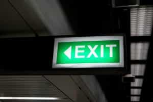 exit sign