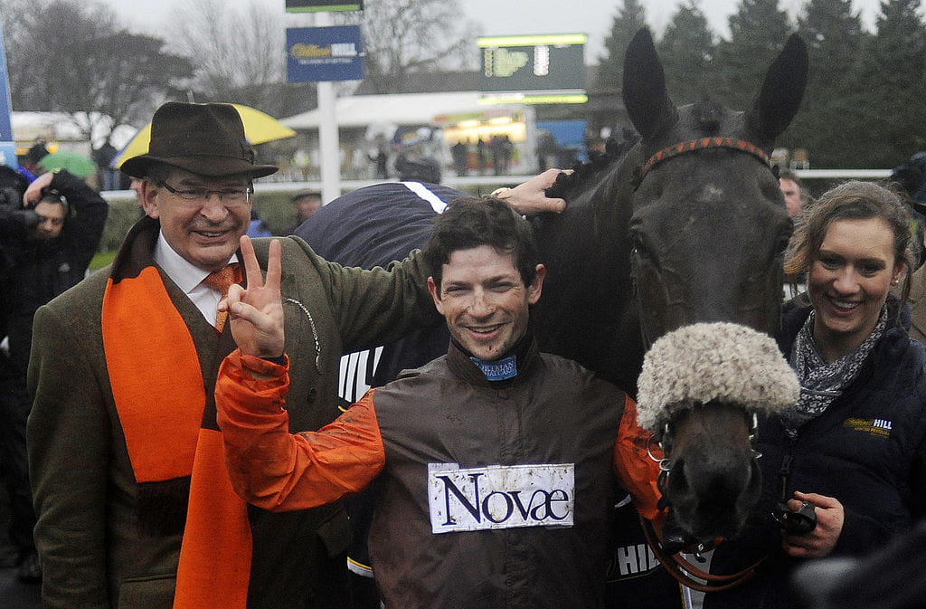 Sam Waley-Cohen and Long Run following their victory in the 2012 King George VI Chase. 