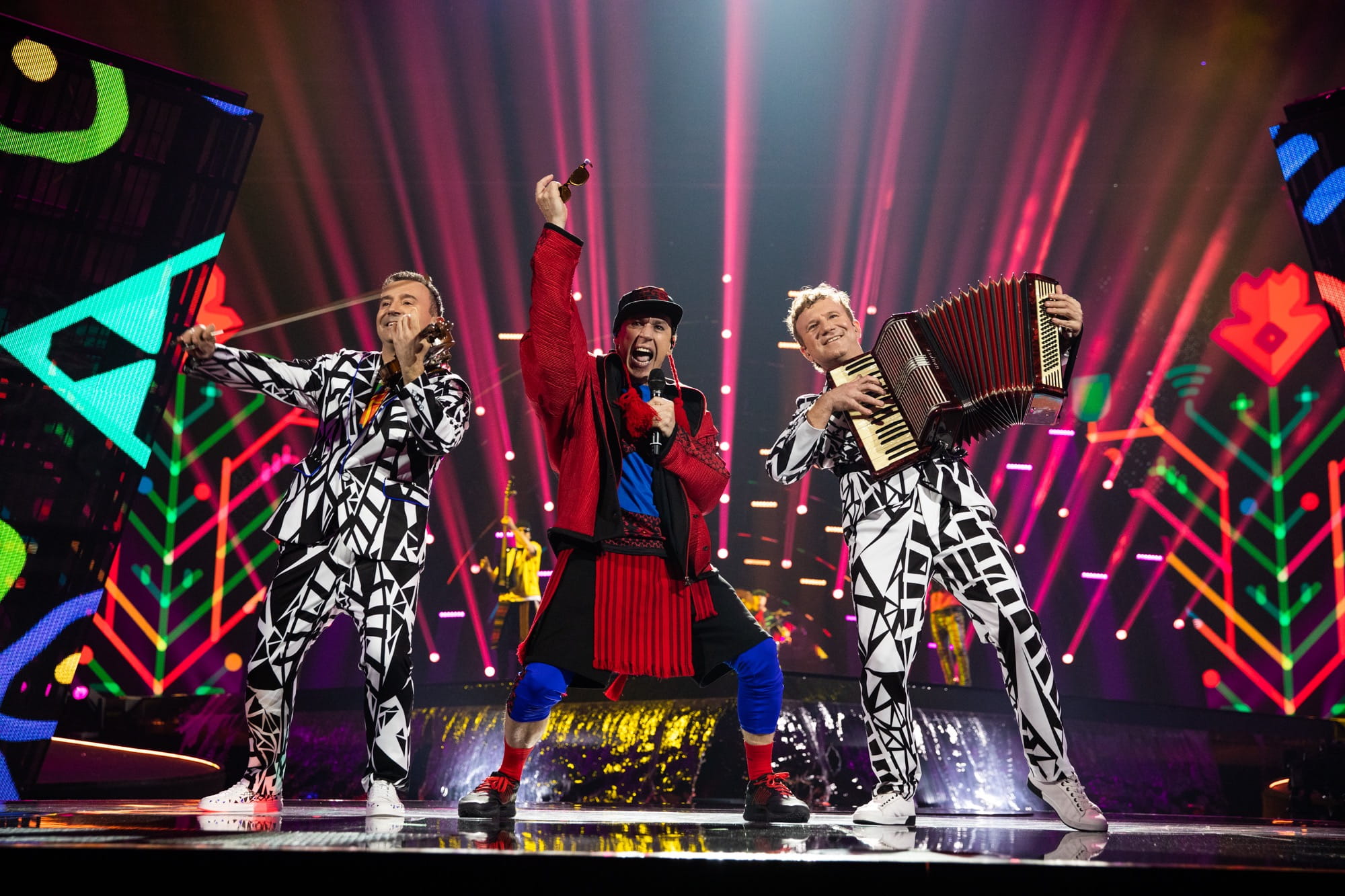 Moldova’s Zdob si Zdub & Advahov Brothers Performing in the first Eurovision semi-final. 