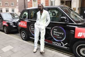 Kojey Radical attends the 2022 Mercury Prize shortlist announcement at the Langham Hotel in London.