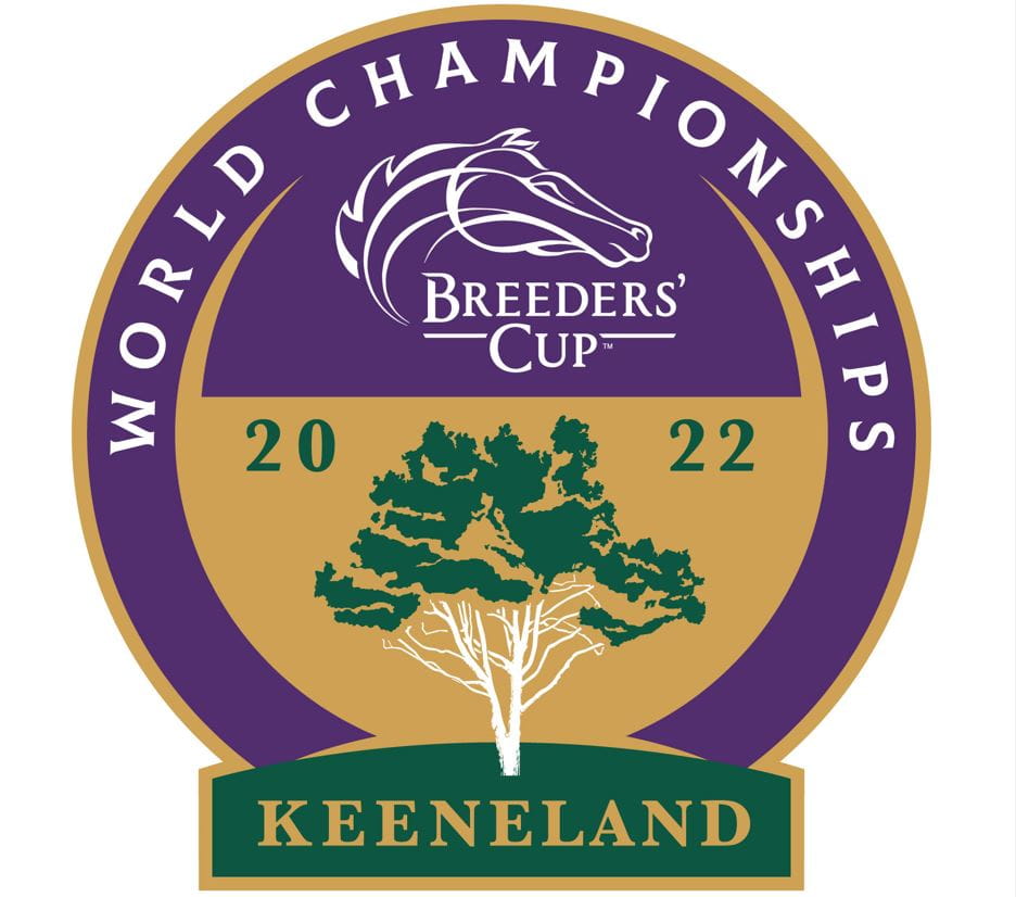 The official 2022 Breeders’ Cup logo.