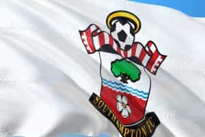 Southampton flag flying