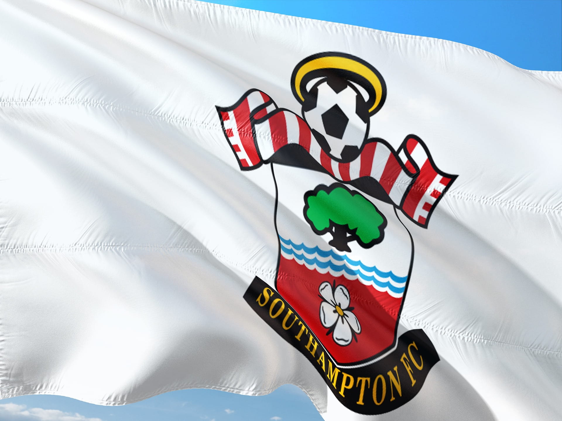 Bendera Southampton berkibar