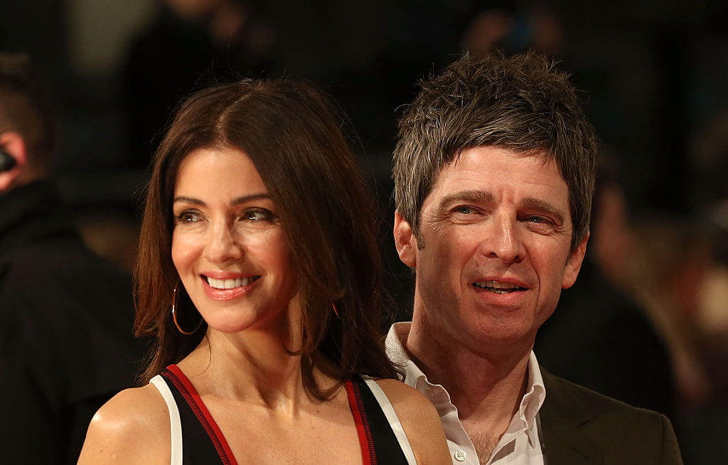 Sara Macdonald and Noel Gallagher attends the British Academy Film Awards in 2015.