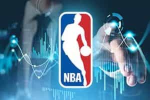 NBA logo and trades