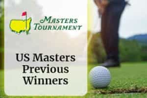 Top US Masters Winners
