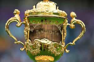 Rugby world cup trophy