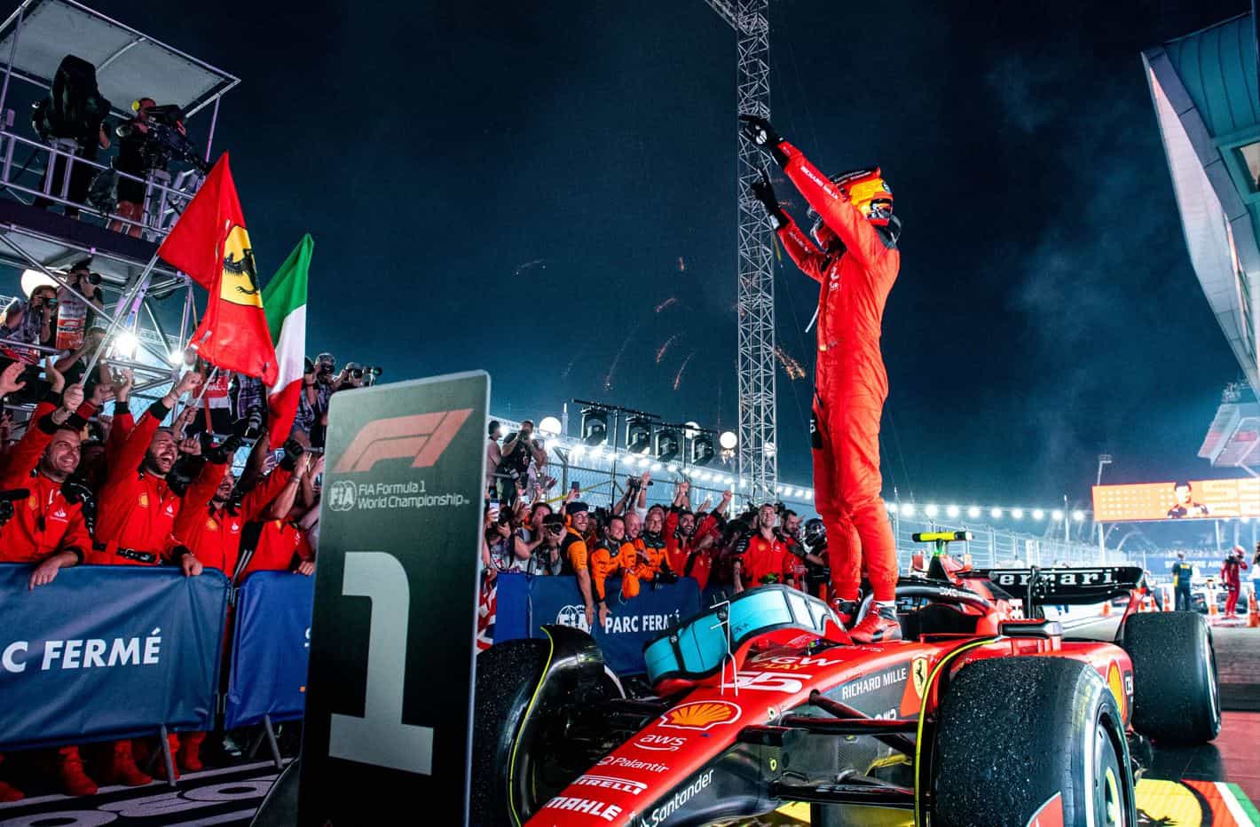 Flying Sainz Can Podium Behind Runaway Max in Japanese GP