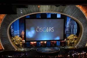 A view of the stage during the 88th Annual Academy Awards in 2016.