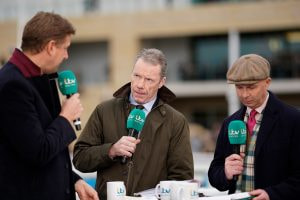 ITV Racing pundits discussing the daily action.