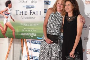 Mary Decker and Zola Budd attending the premiere of the Sky Atlantic original documentary feature, ‘The Fall’.