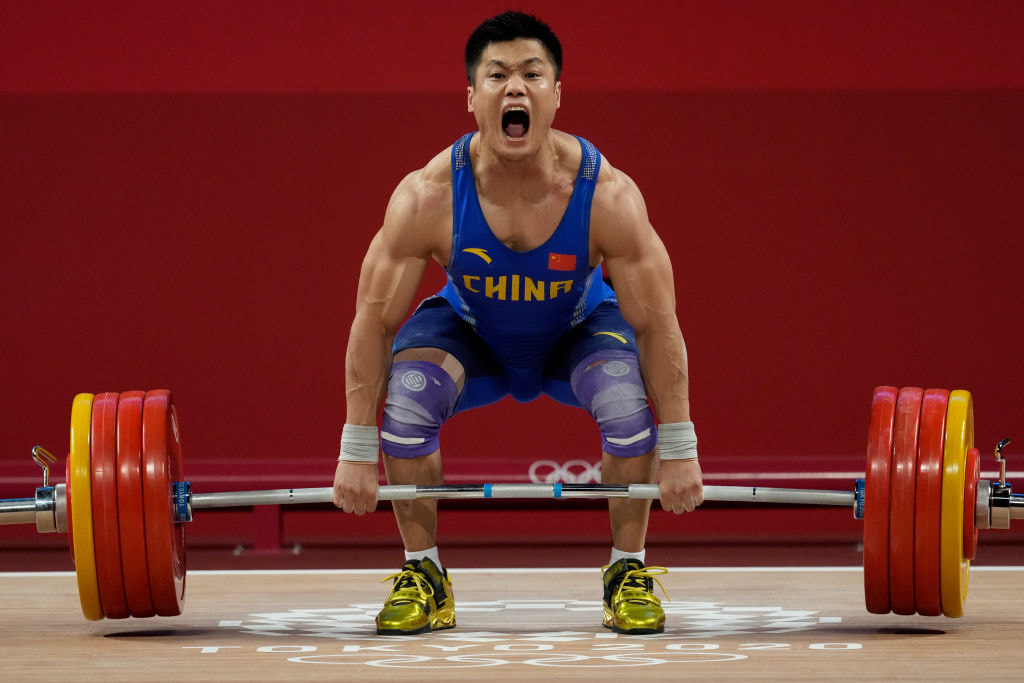 Lyu Xiaojun of Team China competes during the on day eight of the Tokyo 2020 Olympic Games. 